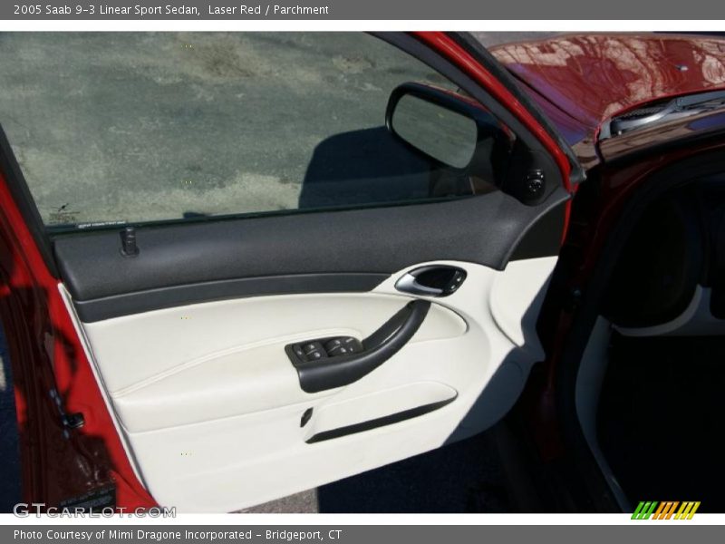 Laser Red / Parchment 2005 Saab 9-3 Linear Sport Sedan
