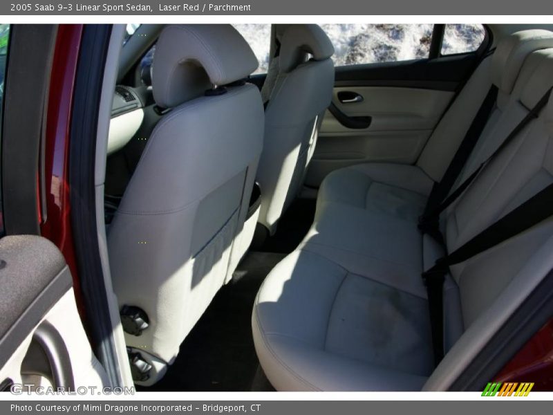 Laser Red / Parchment 2005 Saab 9-3 Linear Sport Sedan