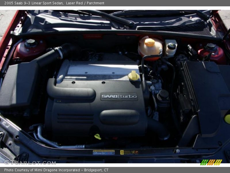 Laser Red / Parchment 2005 Saab 9-3 Linear Sport Sedan