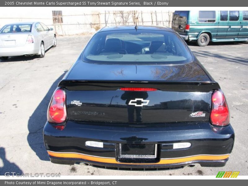 Black / Ebony 2005 Chevrolet Monte Carlo Supercharged SS Tony Stewart Signature Series
