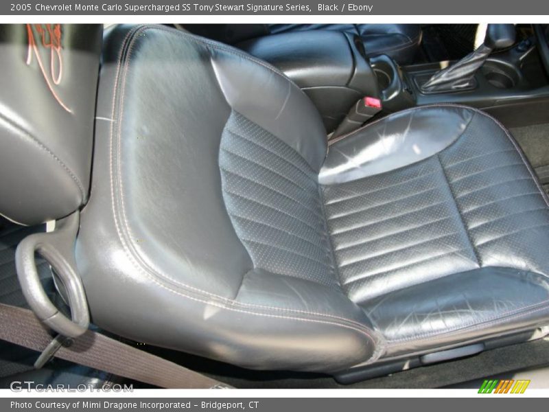  2005 Monte Carlo Supercharged SS Tony Stewart Signature Series Ebony Interior