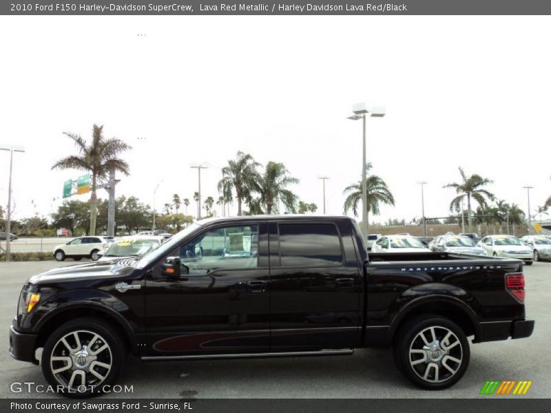 Lava Red Metallic / Harley Davidson Lava Red/Black 2010 Ford F150 Harley-Davidson SuperCrew