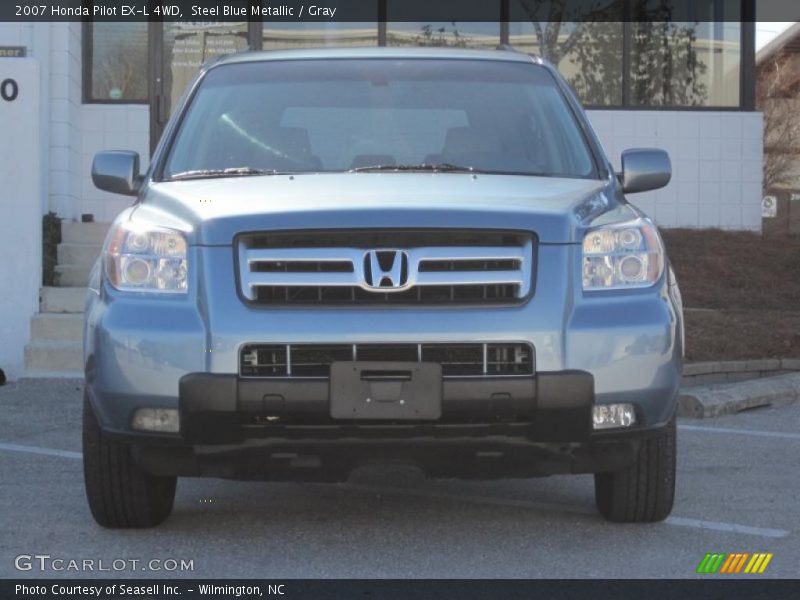 Steel Blue Metallic / Gray 2007 Honda Pilot EX-L 4WD