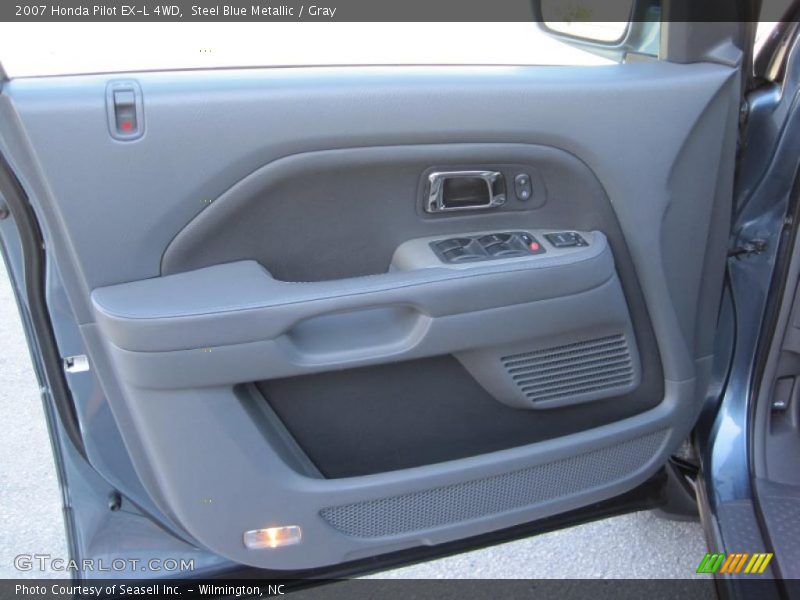 Steel Blue Metallic / Gray 2007 Honda Pilot EX-L 4WD