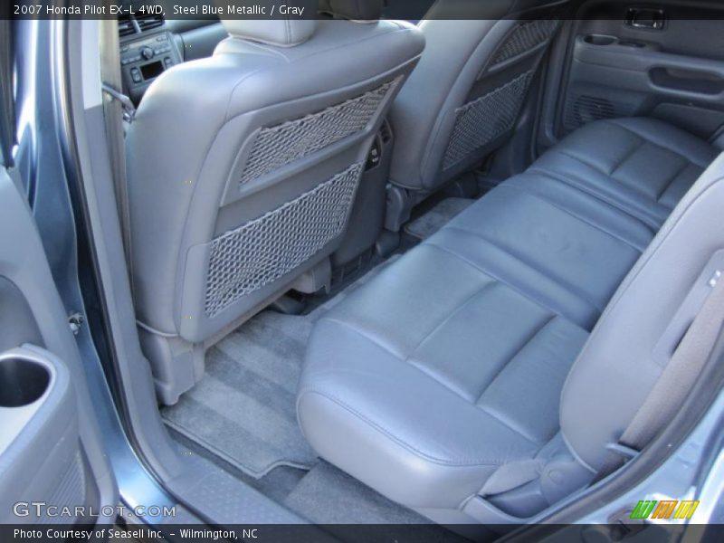 Steel Blue Metallic / Gray 2007 Honda Pilot EX-L 4WD