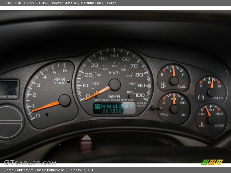 Pewter Metallic / Medium Dark Pewter 2000 GMC Yukon SLT 4x4