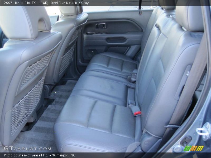 Steel Blue Metallic / Gray 2007 Honda Pilot EX-L 4WD