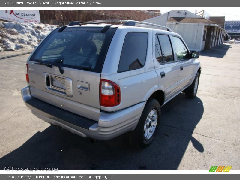 Bright Silver Metallic / Gray 2002 Isuzu Rodeo LS 4WD