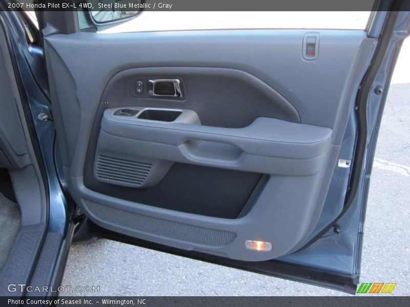 Steel Blue Metallic / Gray 2007 Honda Pilot EX-L 4WD