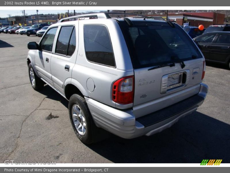 Bright Silver Metallic / Gray 2002 Isuzu Rodeo LS 4WD