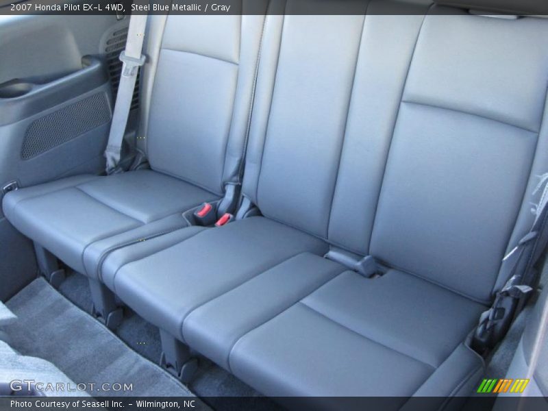 Steel Blue Metallic / Gray 2007 Honda Pilot EX-L 4WD