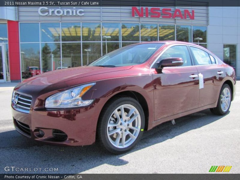 Tuscan Sun / Cafe Latte 2011 Nissan Maxima 3.5 SV