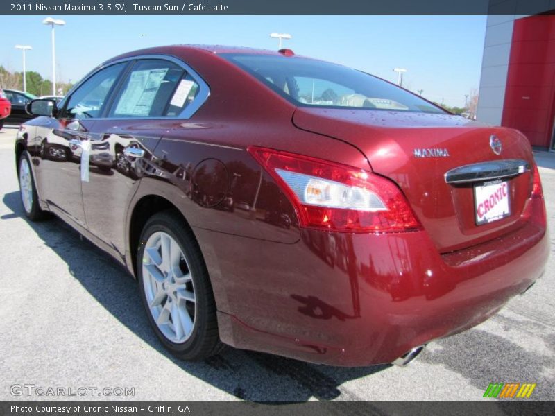 Tuscan Sun / Cafe Latte 2011 Nissan Maxima 3.5 SV