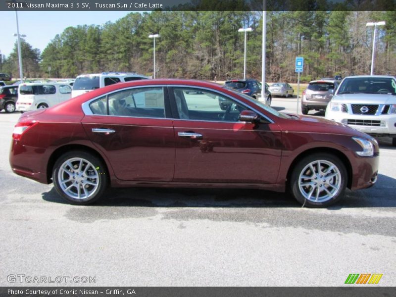 Tuscan Sun / Cafe Latte 2011 Nissan Maxima 3.5 SV