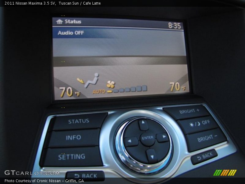 Tuscan Sun / Cafe Latte 2011 Nissan Maxima 3.5 SV