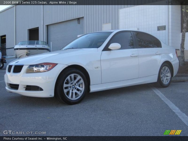 Alpine White / Beige 2006 BMW 3 Series 325i Sedan