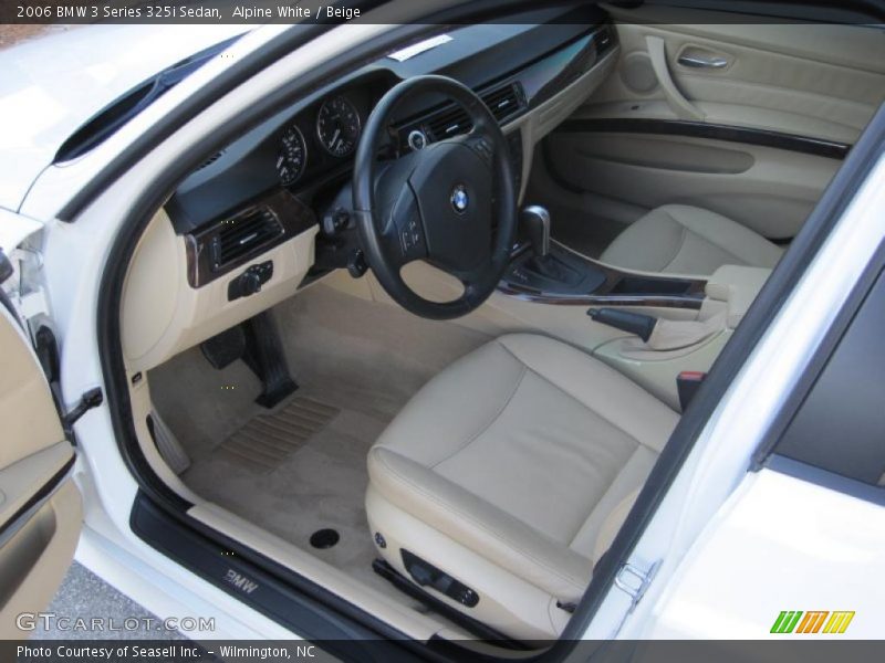 Alpine White / Beige 2006 BMW 3 Series 325i Sedan
