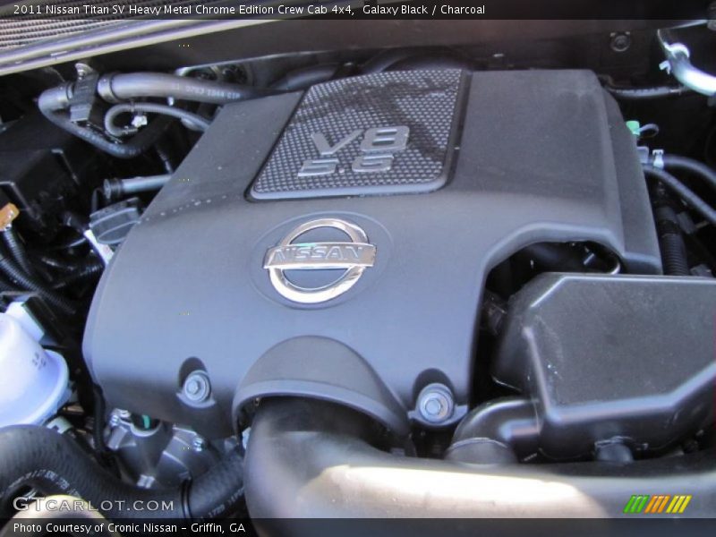 2011 Titan SV Heavy Metal Chrome Edition Crew Cab 4x4 Engine - 5.6 Liter Flex-Fuel DOHC 32-Valve CVTCS V8