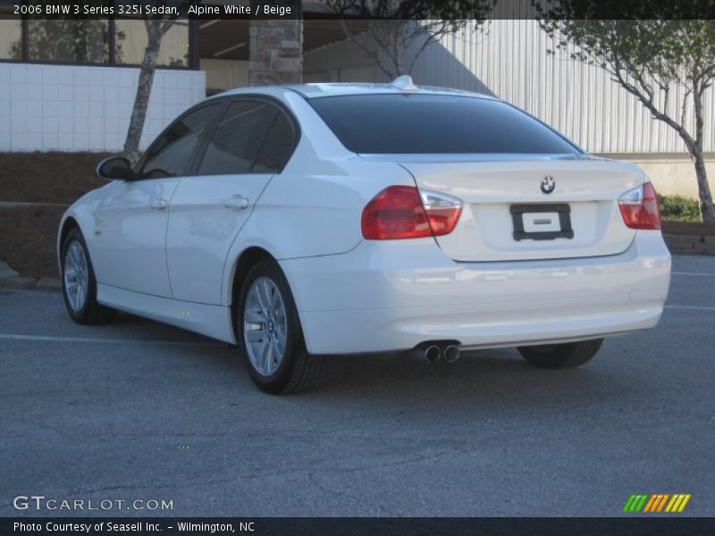 Alpine White / Beige 2006 BMW 3 Series 325i Sedan