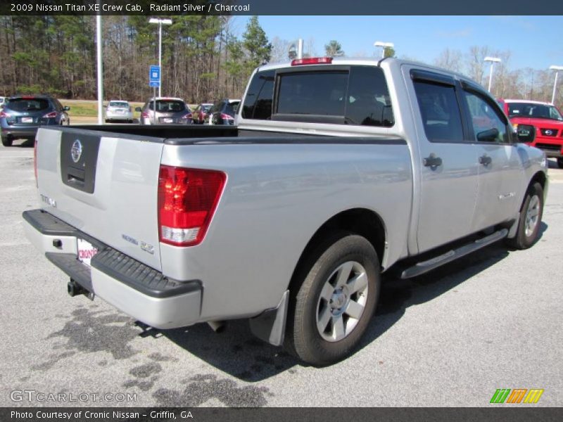 Radiant Silver / Charcoal 2009 Nissan Titan XE Crew Cab