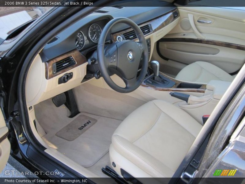 Jet Black / Beige 2006 BMW 3 Series 325i Sedan