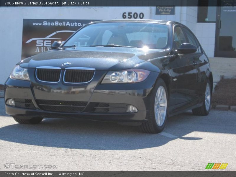 Jet Black / Beige 2006 BMW 3 Series 325i Sedan
