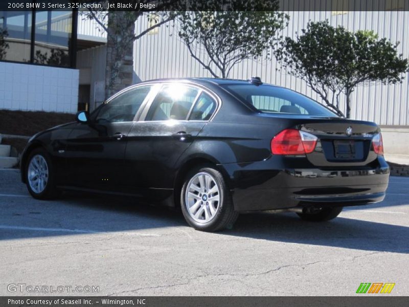 Jet Black / Beige 2006 BMW 3 Series 325i Sedan