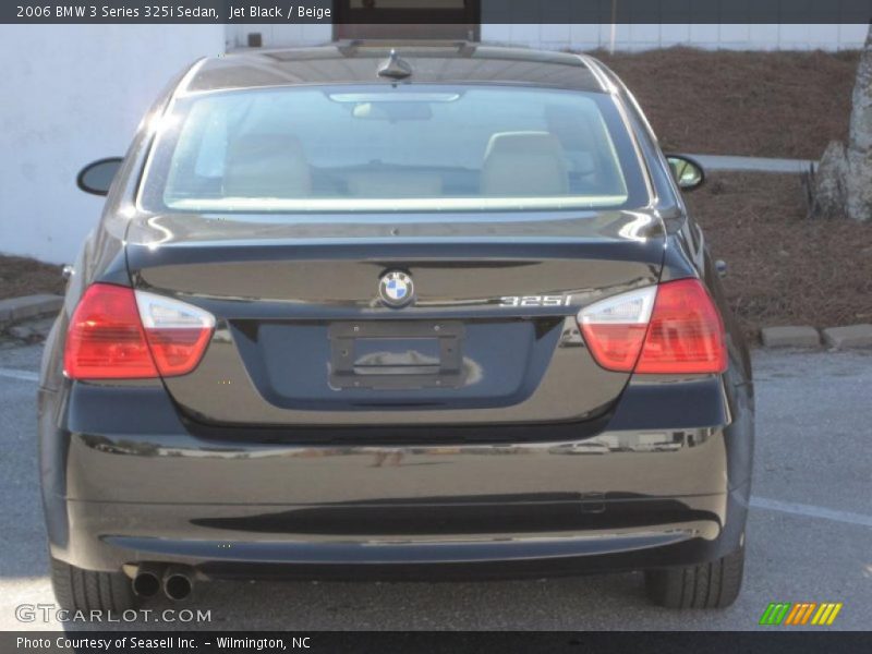 Jet Black / Beige 2006 BMW 3 Series 325i Sedan
