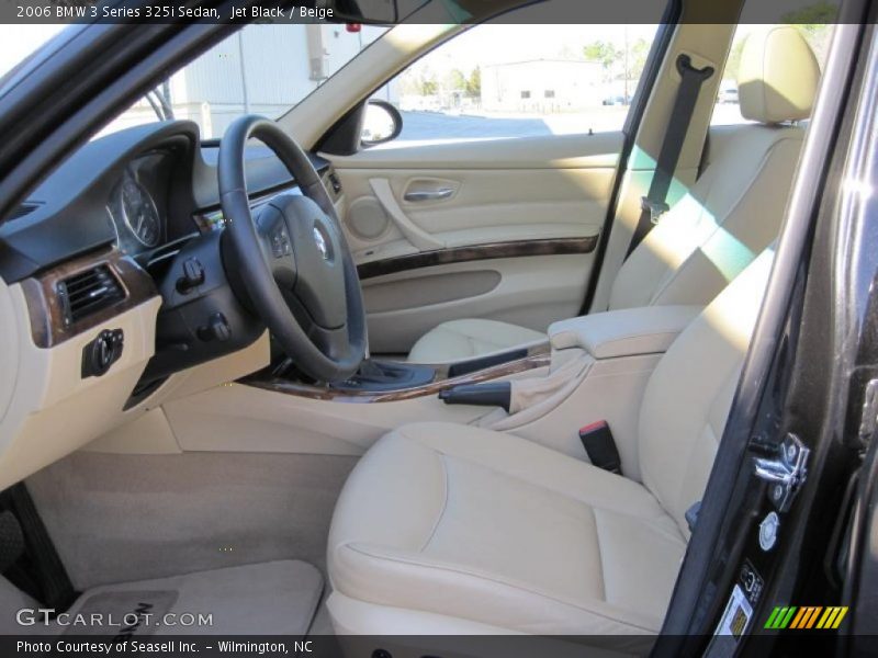 Jet Black / Beige 2006 BMW 3 Series 325i Sedan