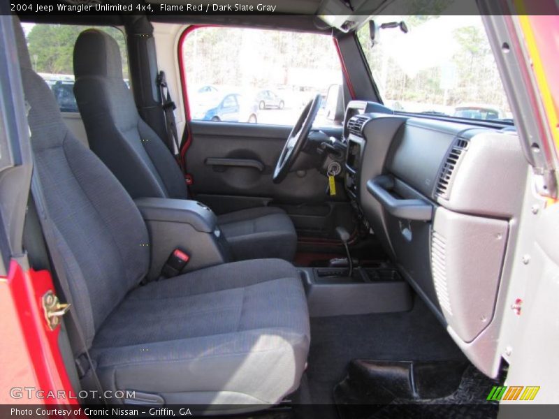 Flame Red / Dark Slate Gray 2004 Jeep Wrangler Unlimited 4x4