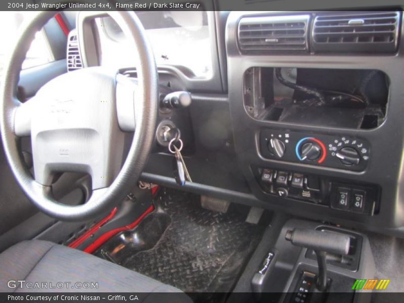 Flame Red / Dark Slate Gray 2004 Jeep Wrangler Unlimited 4x4