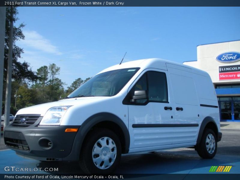 Frozen White / Dark Grey 2011 Ford Transit Connect XL Cargo Van