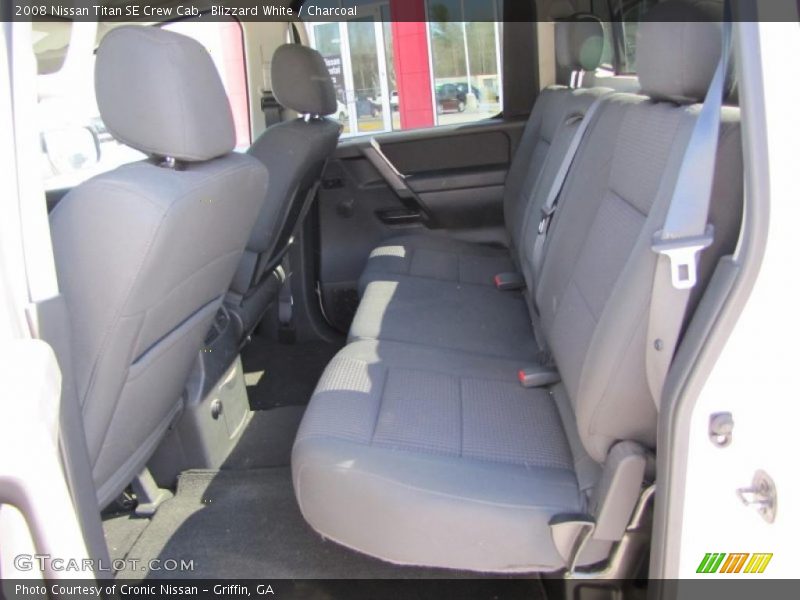 Blizzard White / Charcoal 2008 Nissan Titan SE Crew Cab