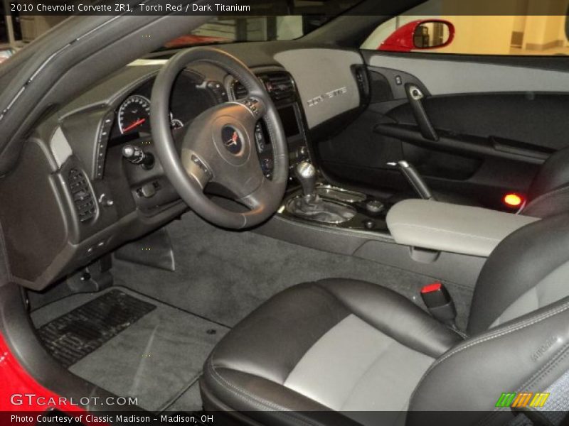  2010 Corvette ZR1 Dark Titanium Interior