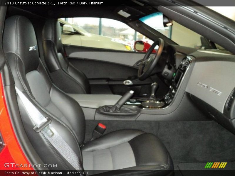  2010 Corvette ZR1 Dark Titanium Interior