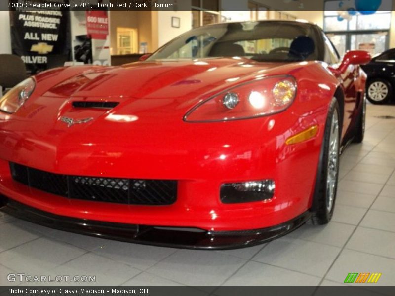 Torch Red / Dark Titanium 2010 Chevrolet Corvette ZR1