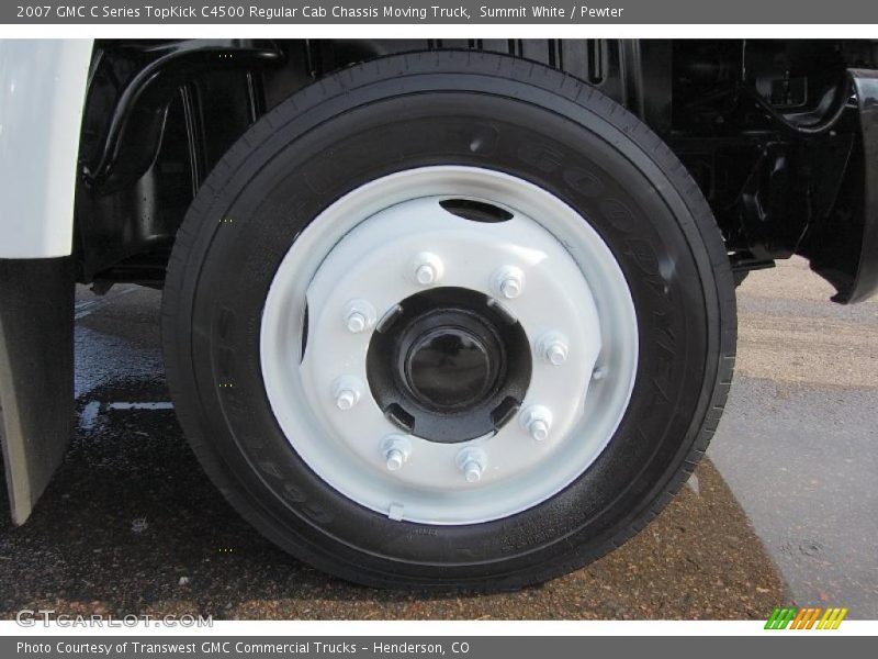 Summit White / Pewter 2007 GMC C Series TopKick C4500 Regular Cab Chassis Moving Truck