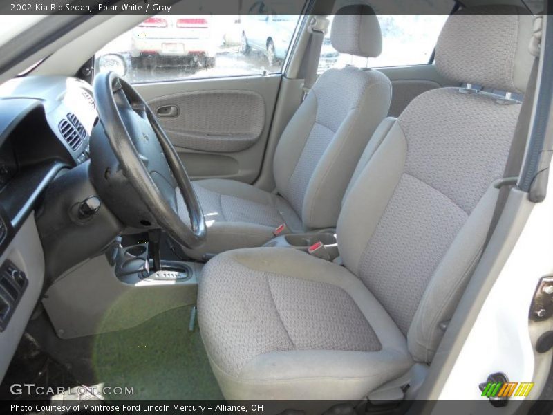  2002 Rio Sedan Gray Interior