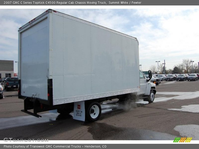 Summit White / Pewter 2007 GMC C Series TopKick C4500 Regular Cab Chassis Moving Truck