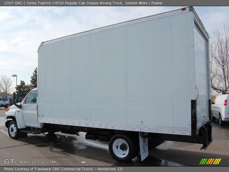 Summit White / Pewter 2007 GMC C Series TopKick C4500 Regular Cab Chassis Moving Truck