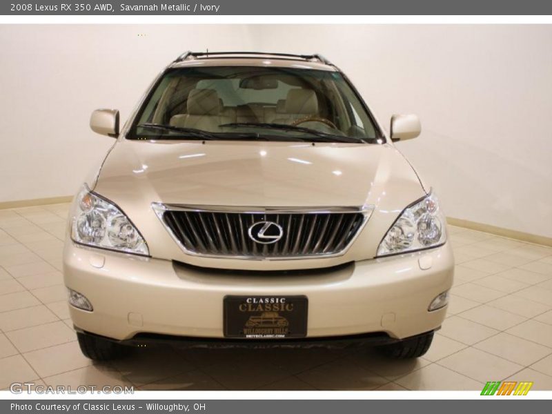 Savannah Metallic / Ivory 2008 Lexus RX 350 AWD