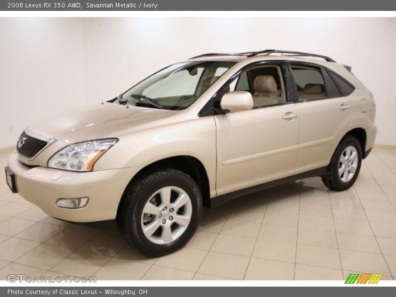 Savannah Metallic / Ivory 2008 Lexus RX 350 AWD