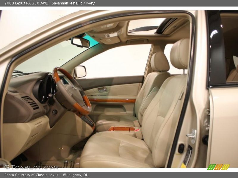 Savannah Metallic / Ivory 2008 Lexus RX 350 AWD