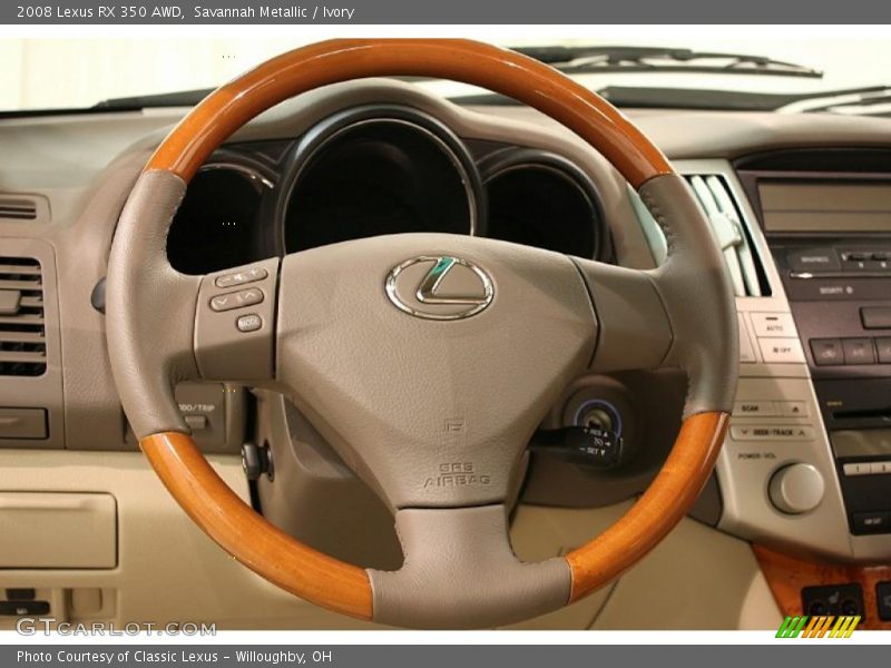 Savannah Metallic / Ivory 2008 Lexus RX 350 AWD