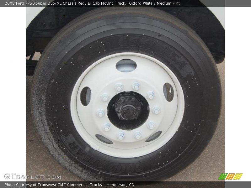  2008 F750 Super Duty XL Chassis Regular Cab Moving Truck Wheel