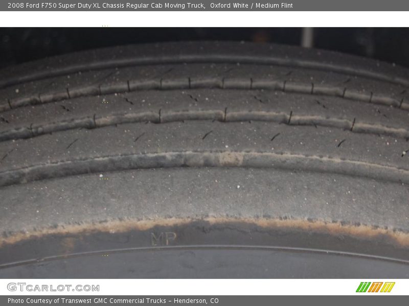 Oxford White / Medium Flint 2008 Ford F750 Super Duty XL Chassis Regular Cab Moving Truck