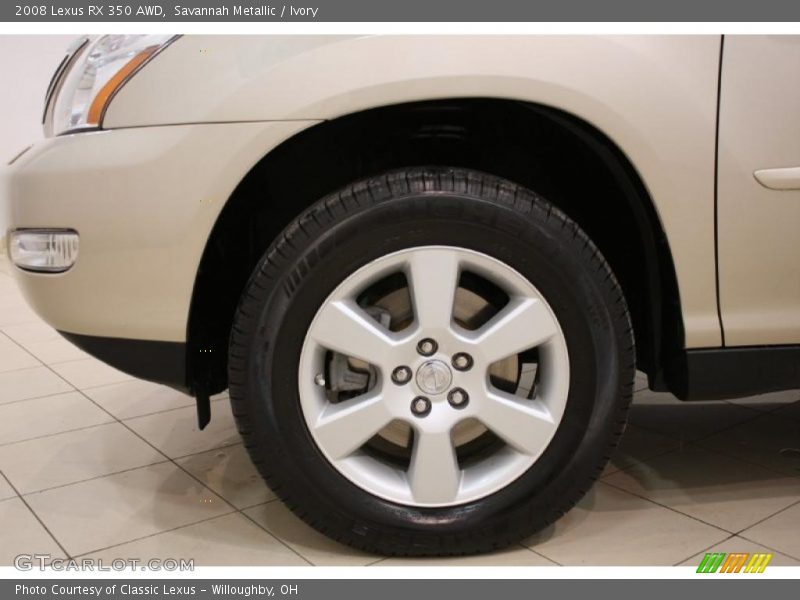 Savannah Metallic / Ivory 2008 Lexus RX 350 AWD