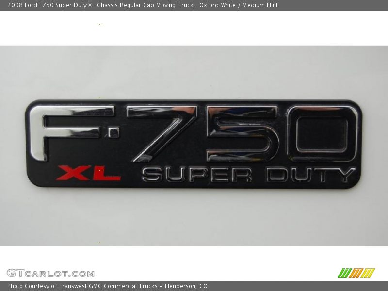  2008 F750 Super Duty XL Chassis Regular Cab Moving Truck Logo