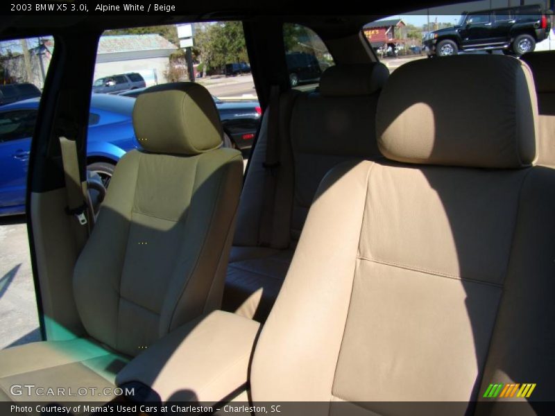 Alpine White / Beige 2003 BMW X5 3.0i