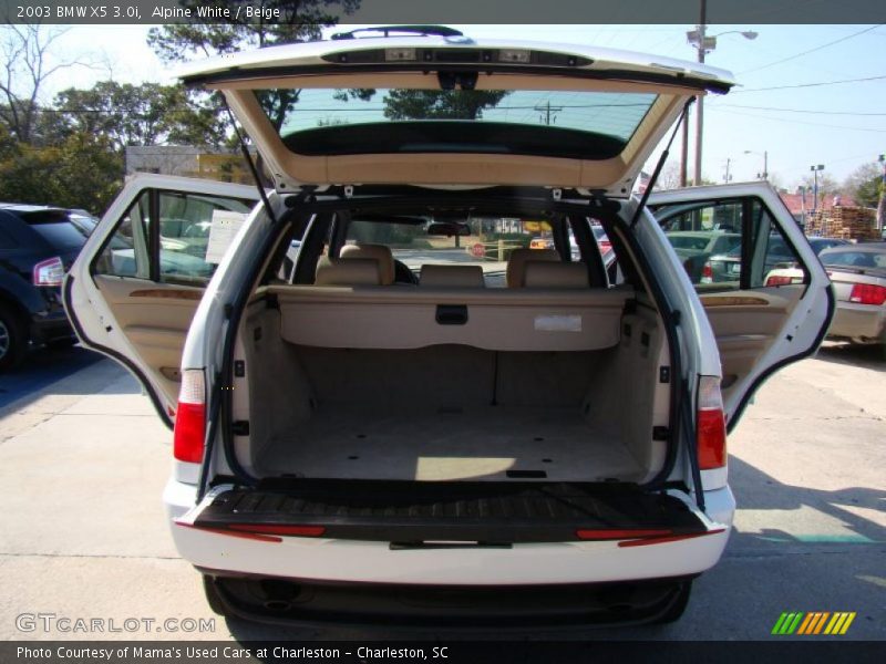 Alpine White / Beige 2003 BMW X5 3.0i